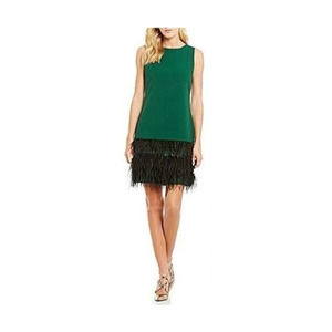 Daniel Cremieux Green Sheath Cocktail Dress